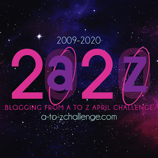 #AtoZChallenge 2020 badge
